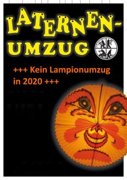 Kein Lampionumzug in 2020